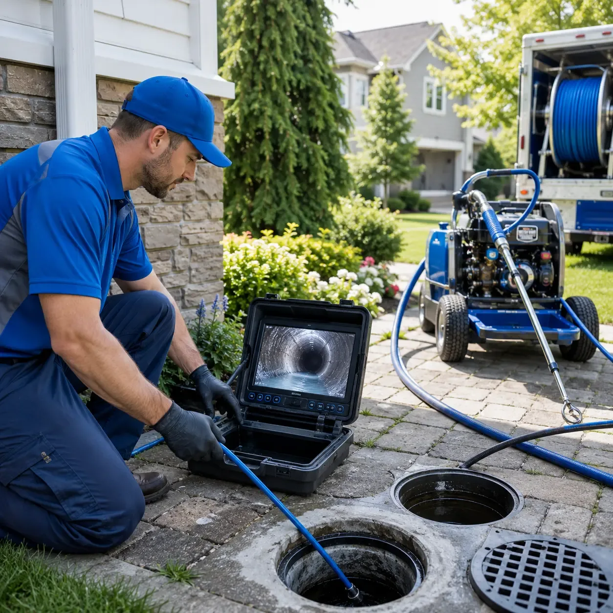 Outdoor drain cleaning professionals serving Cedar Bluff, VA
