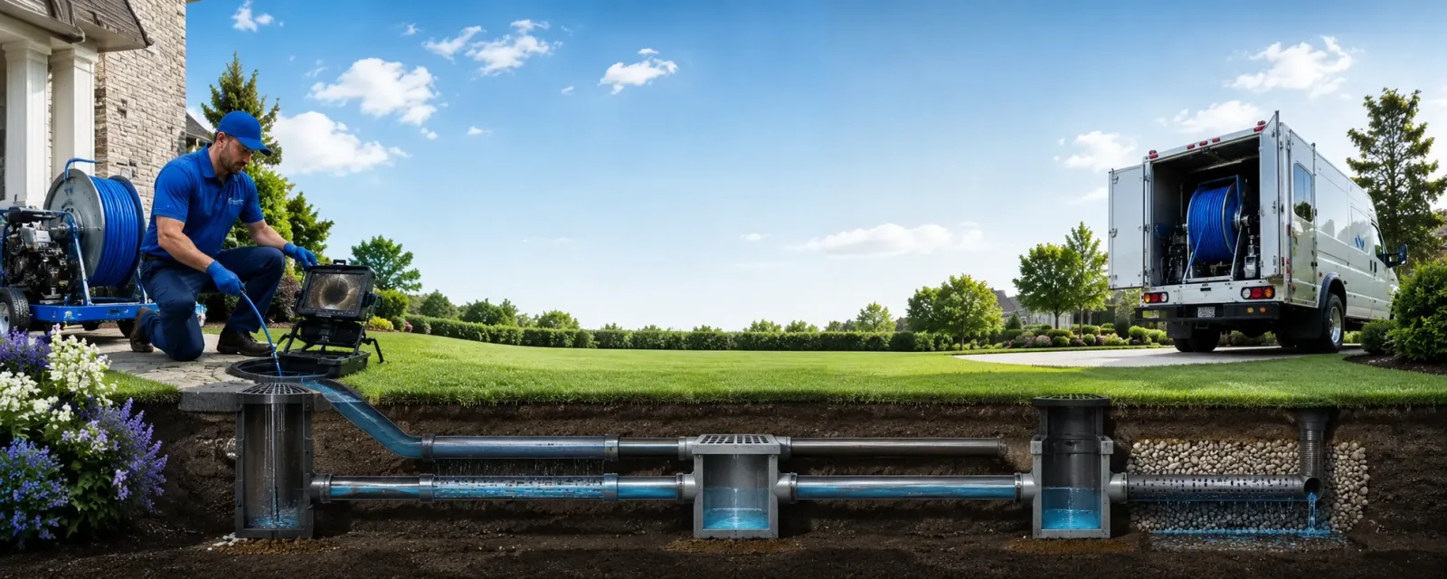 Outdoor drain cleaning information for Cedar Bluff, VA